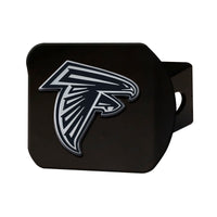 NFL - Atlanta Falcons Black Metal Hitch Cover