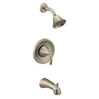 Brushed nickel Posi-Temp(R) tub/shower