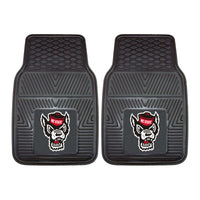 North Carolina State University Heavy Duty Car Mat Set - 2 Pieces