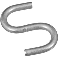 V2076 3/4" Heavy Open S Hook - Zinc