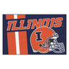 University of Illinois Uniform Rug - 19in. x 30in.