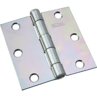 504BC 3" Removable Pin Broad Hinge 1/pk - Zinc Plated