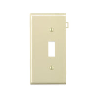 Leviton Ivory 1 gang Thermoplastic Nylon Toggle Wall Plate 1 pk