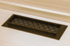 Steelcrest Designer 14 X 4 Wall /Ceiling Oil-Rubbed Bronze Supply Vent Cover With Air-Volume Damper & Face Mounting Screw Holes