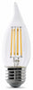 Feit Enhance CA10 E26 (Medium) LED Bulb Soft White 40 Watt Equivalence 2 pk