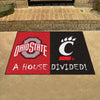 House Divided - Ohio State/Cincinnati House Divided Rug