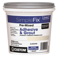 Custom Building Products SimpleFix Indoor Alabaster Grout 1 qt. (Pack of 6)