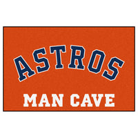 MLB - Houston Astros Script Man Cave Rug - 19in. x 30in.