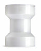 Keeney Insta-Plumb White Plastic Push Connection Straight Coupling 3-3/4 H x 1-1/2 Dia. in.