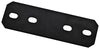 National Hardware 9.5 in. H X 1/8 in. W X 3 in. L Black Steel Mending Plate