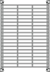 Stainless Steel Floating Sink Grid (Precis ED, Cascade, 1-3/4 & 21)