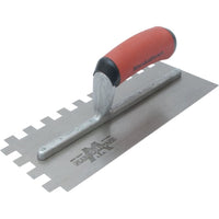 Marshalltown 4.5 in. W X 11 in. L Carbon Steel Square Notch Trowel 1 pc