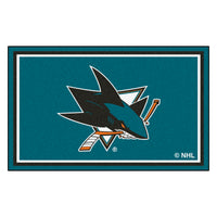 NHL - San Jose Sharks 4ft. x 6ft. Plush Area Rug