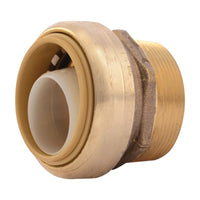 SharkBite 3/4 in. Push X 1/2 in. D MPT Brass Reducer Connector