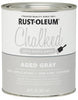 Rust-Oleum Chalked Ultra Matte Aged Gray Water-Based Acrylic Chalk Paint 30 oz