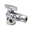 BK Products ProLine 1/2 in. FIP X 3/8 in. Compression Brass Angle Stop Valve