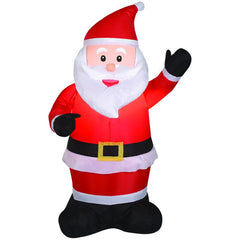 Gemmy LED White Waving Santa 3.5 ft. Inflatable | Max Warehouse