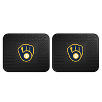 MLB - Milwaukee Brewers Back Seat Car Mats - 2 Piece Set