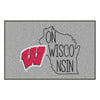 University of Wisconsin Southern Style Rug - 19in. x 30in.