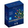 Celebrations Blue LED Micro/5mm Multicolored 100 ct String Christmas Lights 24.5 ft.