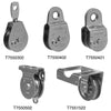 Campbell Chain 1-1/2 in. Dia. Zinc Plated Steel Fixed Eye Single Sheave Rigid Eye Pulley (Pack of 5)