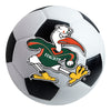 University of Miami Sebastian the Ibis Soccer Ball Rug - 27in. Diameter