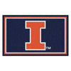 University of Illinois 4ft. x 6ft. Plush Area Rug