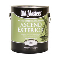 Old Masters Ascend Satin Clear Water-Based Finish 1 gal. (Pack of 2)