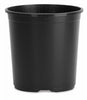 Hc Companies 9 In. H X 10-1/2 In. W X 10.5 In. Dia. Plastic Basic Flower Pot Black (Pack Of 25)