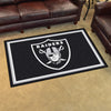 NFL - Las Vegas Raiders 4ft. x 6ft. Plush Area Rug