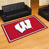 University of Wisconsin 5ft. x 8 ft. Plush Area Rug