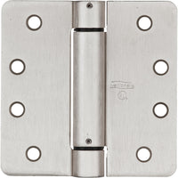 V522 4â€ Spring Hinges 1/pk - Satin Nickel