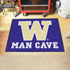 University of Washington Man Cave Rug - 34 in. x 42.5 in.