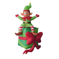 Celebrations Elf With Presents 6 ft. Inflatable