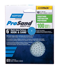 Norton ProSand 6 in. Ceramic Alumina Hook and Loop A975 Sanding Disc 100 Grit Medium 10 pk