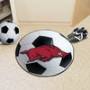 University of Arkansas Soccer Ball Rug - 27in. Diameter