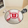 University of Utah Baseball Rug - 27in. Diameter