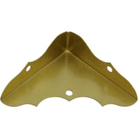 V1851 5/8" x 1-3/4" Decorative Corner 4/pk - Polished Brass