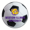 Western Illinois University Soccer Ball Rug - 27in. Diameter