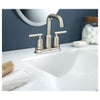 Moen Gibson Chrome Two-Handle Bathroom Sink Faucet 4 in.