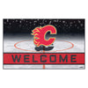 NHL - Calgary Flames Rubber Door Mat - 18in. x 30in.