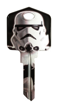 Hillman Star Wars Stormtrooper House/Padlock Universal Key Blank Single (Pack of 5).