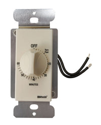 Woods Indoor Spring Wound Timer 125 V Light Almond