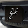 NBA - San Antonio Spurs Black Metal Hitch Cover