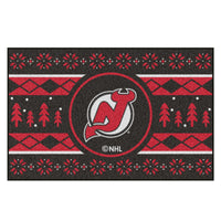 NHL - New Jersey Devils Holiday Sweater Rug - 19in. x 30in.