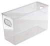 iDesign Linus Clear Storage Bin 6 in. H X 4 in. W