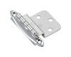 Amerock 2 in. W x 2-3/4 in. L Polished Chrome Steel Decorative Hinge 2 (Pack of 25)