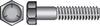 Hillman 3/8 in. D X 2 in. L Heat Treated Zinc Steel Hex Head Cap Screw 100 pk