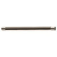 Polished Nickel  12" straight shower arm