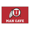 University of Utah Man Cave Rug - 5ft. x 8 ft.